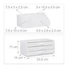 Relaxdays 4052025949365, Biały, Blad, Plastik, Podgląd zdjęcia produktu 5
