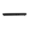 Side view of a black laptop on a white background. Produktbild-Vorschau