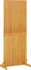 A wooden privacy screen standing upright on a white background. Podgląd zdjęcia produktu