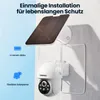 4-delige set FOSSENXE 4MP zonnepanelen-wifi Productafbeelding-voorbeeld 3