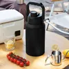 3L izolovaná fľaša na vodu s rukoväťou s vekom so širokým Náhľad obrázku produktu 3