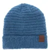 Antonio Damen Strick Mütze Bouclé Beanie  petrol Produktbild-Vorschau 3