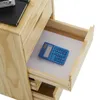 Rollcontainer LAGOS mit 5 Schubladen, Natur - Bürocontainer Produktbild-Vorschau 3