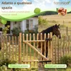Floranica Cancello da giardino legno di nocciolo per Anteprima dell’immagine prodotto 3