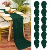 Sada 12 tmavě zelených síťovaných ubrusů - 55 x 300 cm pro Náhled obrázku produktu 1