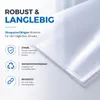 50x Aktenhüllen A4 transparent – Seitlich offene Produktbild-Vorschau 6