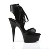 DELIGHT-600-14 Damen Sandale von Pleaser, Schwarz EU 35, US Produktbild-Vorschau 5