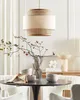 BELIANI Hängelampe beige / natürlich Baumwolle Rattan Boho Produktbild-Vorschau 2