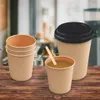 50x Heiß- und Kaltgetränkebecher Pappbecher braun 250ml Produktbild-Vorschau 2