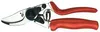 A pair of red-handled pruning shears against a white background. Produktbild-Vorschau