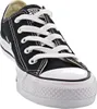 A single black Converse Chuck Taylor All Star sneaker with white laces and a white sole, shown from a diagonal angle against a white background. Voir les images du produit