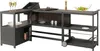 Aluminium Outdoor-Küche 3-teilig HWC-M64, Außenküche Garten Produktbild-Vorschau 1