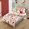 Kaeppel Bettwäsche Sommermohn" rot 1x 135x200 cm + 1x 80x80 Produktbild-Vorschau 5