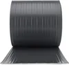 A roll of dark gray privacy screen material with vertical ridges, unrolling onto a flat surface. Anteprima dell’immagine prodotto