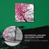 Coloray Uhr auf Leinwand 30x30 cm Wand Uhr Dekoration Produktbild-Vorschau 5