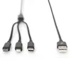DIGITUS DB-300160-002-S DIGITUS 3-in-1 Kabel USB-A + Náhled obrázku produktu 7