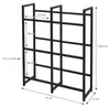 ML-Design Getränkekistenregal für 6 Kisten, 91x31x116,5cm, Produktbild-Vorschau 7