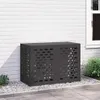 vidaXL Coperchio per aria condizionata nero 100 x 50 x 70 Anteprima dell’immagine prodotto 2