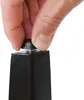 A hand is shown adjusting a black adjustable foot on a black table leg. Náhľad obrázku produktu