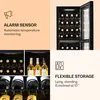 Klarstein vinotéka, slim, 2 zóny, skleněné dveře, UV Náhled obrázku produktu 6