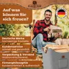 BLACK OAK Montana XL 60L Holzkorb aus Filz hellgrau – Produktbild-Vorschau 7