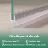 S'AFIELINA Joint de douche 2 pièces 80cm pour verre de Voir les images du produit 3