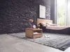 FineBuy Nachttisch Akazie Massivholz Schublade & Ablagefach Produktbild-Vorschau 2