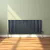 Ovaal vormige radiator - 600mm x 1440mm - Anthracietgrijs Productafbeelding-voorbeeld 4