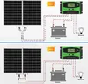 200W Solarpanel Kit 2x100W Solar Set 12V Monokristallin Produktbild-Vorschau 3