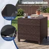 COSTWAY Gartenmöbel Set Polyrattan, 3-tlg. Balkonmöbel Set Produktbild-Vorschau 7