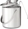Relaxdays Eisbehälter rund mit Deckel, Eiszange, Produktbild-Vorschau 1