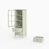 Buffetkast, glazen deuren, dubbele lade, houten dressoir, Productafbeelding-voorbeeld 15