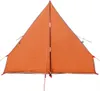 vidaXL Campingzelt A-Form 2 Personen Grau Wasserdicht Produktbild-Vorschau 5