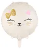 Palloncino tondo in foil a forma di gatto Anteprima dell’immagine prodotto 1