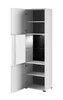 OXM vitrinen Tulsa Weiß glänzend 60 x 204 x 39 cm Produktbild-Vorschau 3