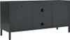 TV-Schrank Anthrazit 105x35x52 cm Stahl und Glas Produktbild-Vorschau 5