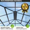 Alu-Pavillon PREMIUM 3,6x4,8 m grau Produktbild-Vorschau 5