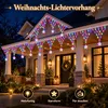 5x0,6 meter LED-lichtgordijn, kerst, sterren, lichtketting, Productafbeelding-voorbeeld 9