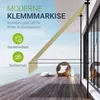 Juskys Klemmmarkise Kapstadt 200x120 cm - Höhenverstellbar, Produktbild-Vorschau 2