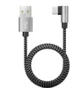 deleyCON 0,5m USB A zu USB C Kabel - USB-C Stecker 90° Produktbild-Vorschau 3