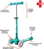 Micro Kinderroller Mini Micro Deluxe Aqua - Produktbild-Vorschau 5