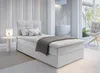 AX LIVING Lit une place Geceteni lit coffre gris lit coffre Voir les images du produit 1