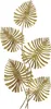 HOMCOM Wanddeko Wandbild Monstera-Wanddekoration Metallbild Produktbild-Vorschau 1