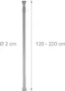 Drążek teleskopowy Relaxdays, 120–220 cm, drążek zaciskowy Podgląd zdjęcia produktu 4