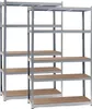 Wiltec sada 2x těžký regál 120x60x200cm, 200kg/polička, Náhled obrázku produktu 1