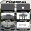 LARS360 Anthrazit 4x4 m Pop-Up Party Pavillon, Produktbild-Vorschau 11