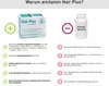 amitamin Hair Plus gélules pour des cheveux sains, 60 Voir les images du produit 12