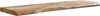 A single wooden shelf with a live edge is shown against a white background. Voir les images du produit