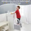 Escalera infantil de 2 peldaños con barandilla y peldaños Vista previa de la imagen del producto 5