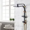Duschsystem Wand Duscheset mit Thermostat Duscharmatur Produktbild-Vorschau 4